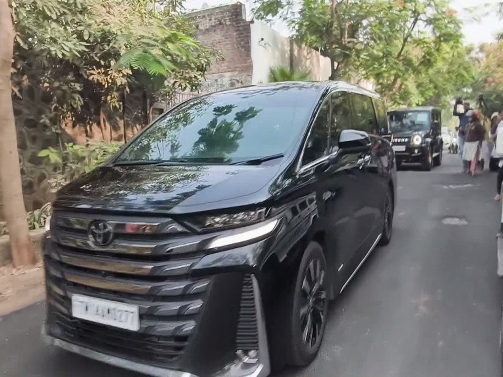 Visual from TVK chief Vijay's residence in Chennai (Photo: ANI) Visual from TVK chief Vijay's residence in Chennai (Photo: ANI)