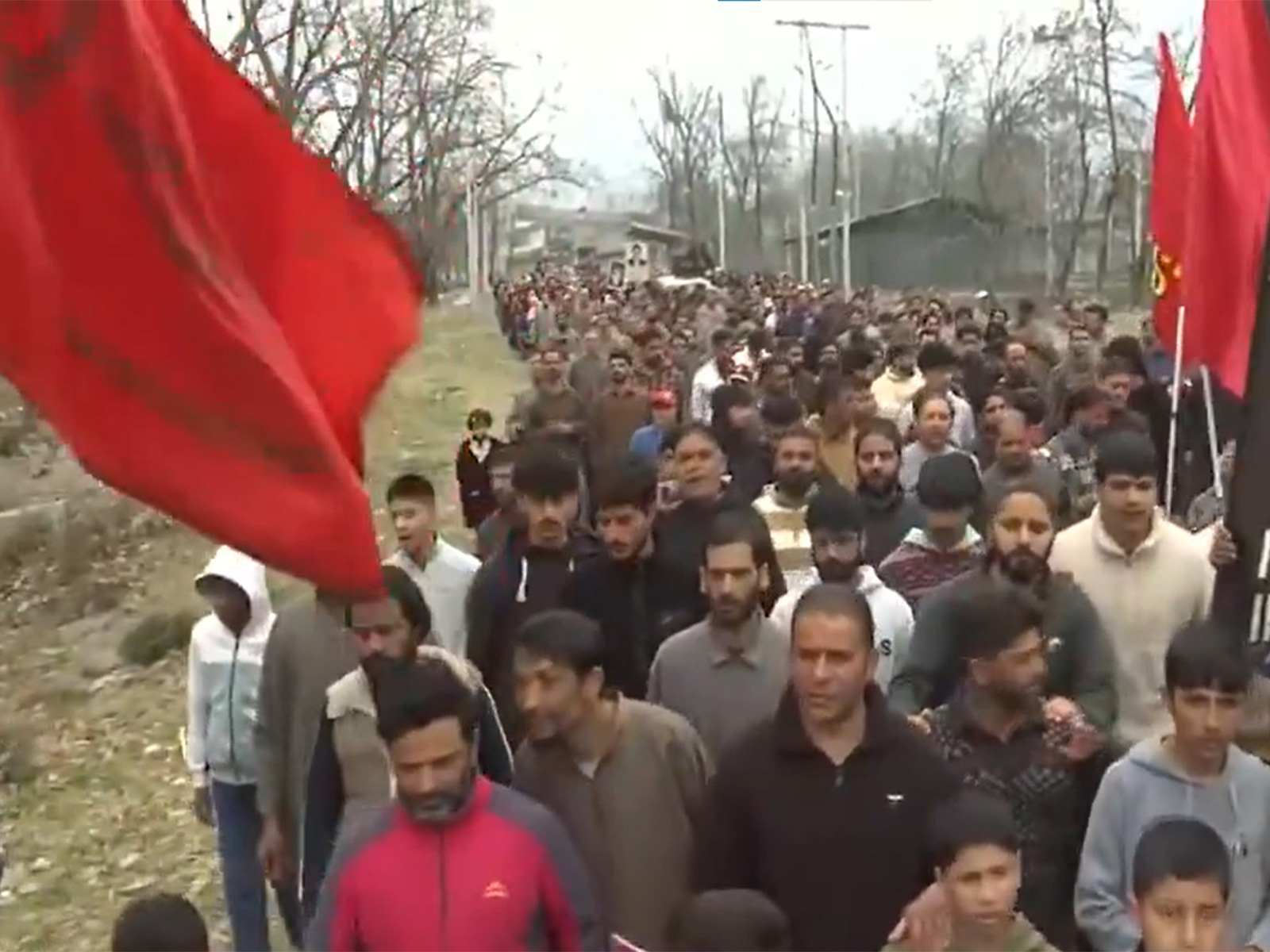 J-K: Shia community protests against killing of Khamenei