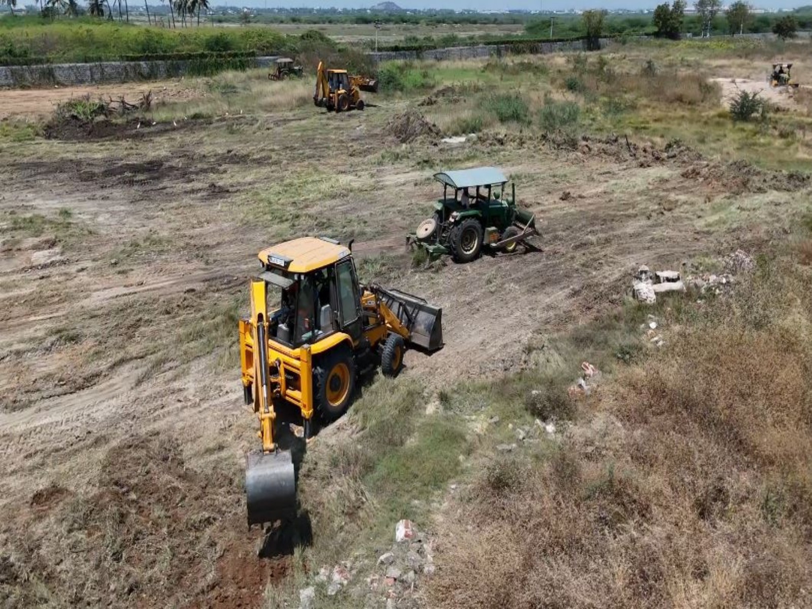 Preparations intensify ahead of NDA public meeting in Tiruchirappalli (Photo/ANI) Preparations intensify ahead of NDA public meeting in Tiruchirappalli (Photo/ANI)