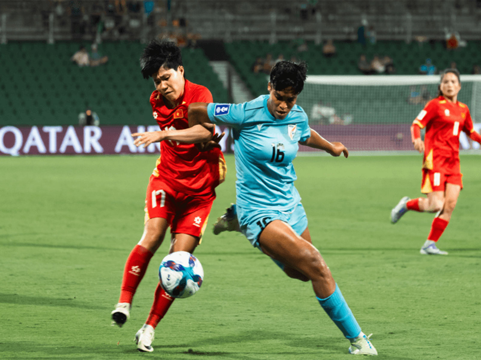 India and Vietnam players in action (Photo: AIFF) India and Vietnam players in action (Photo: AIFF)