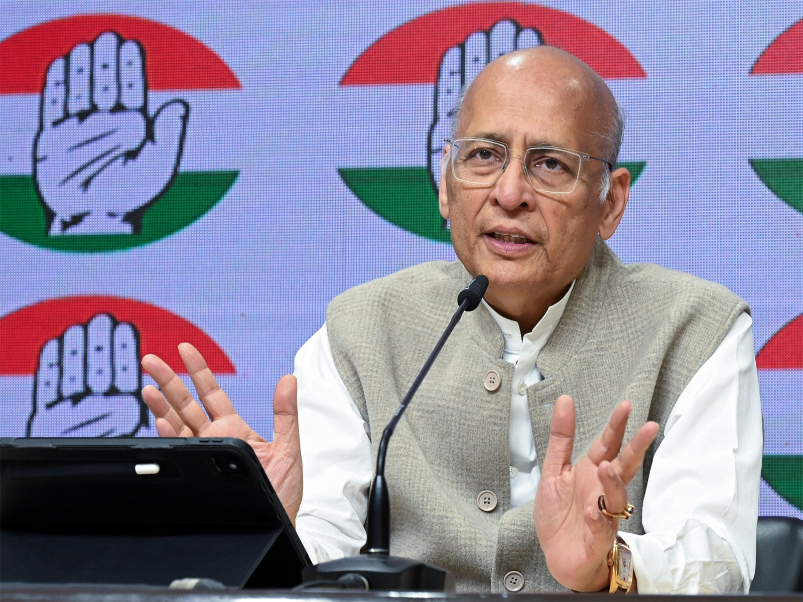Congress MP Abhishek Manu Singhvi (File Photo/ANI)