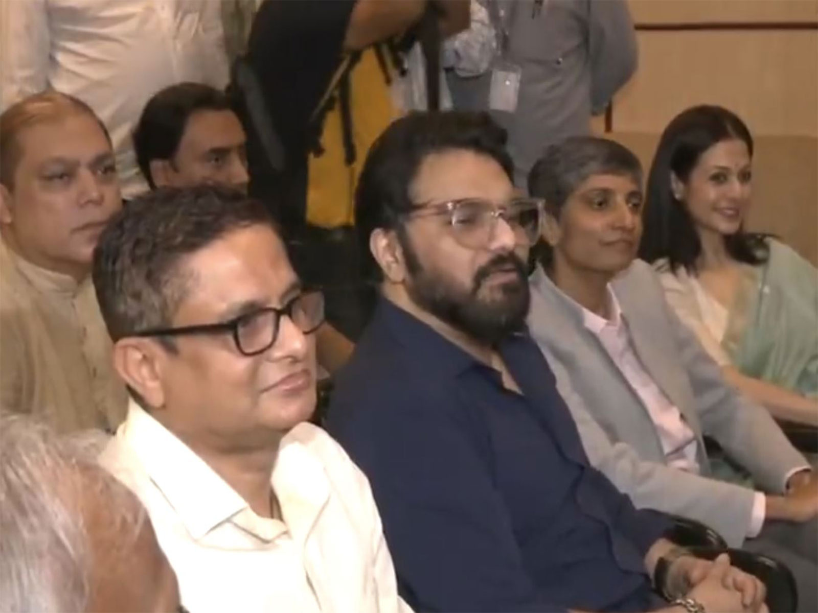 TMC's Rajiv Kumar, Babul Supriyo, Maneka Guruswamy, Koel Mallick filed nominations (Photo/ANI)