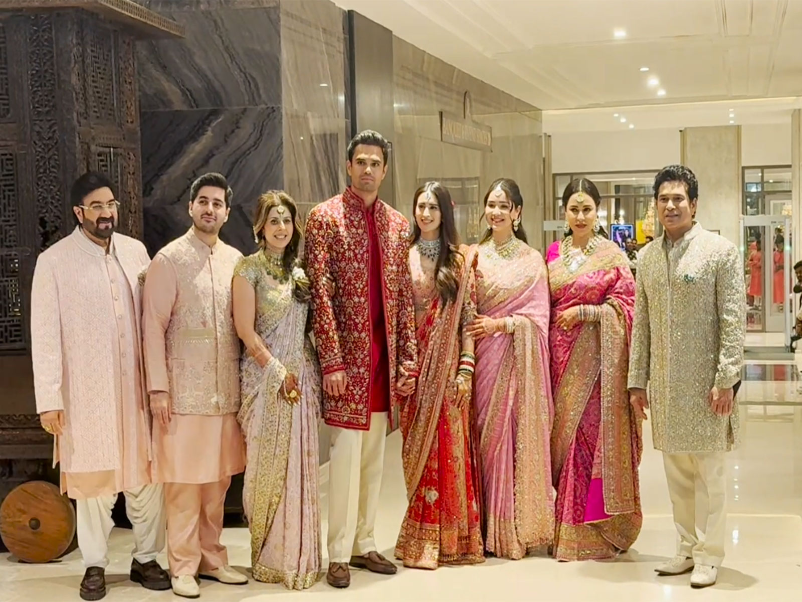 Arjun Tendulkar marries Saaniya Chandhok