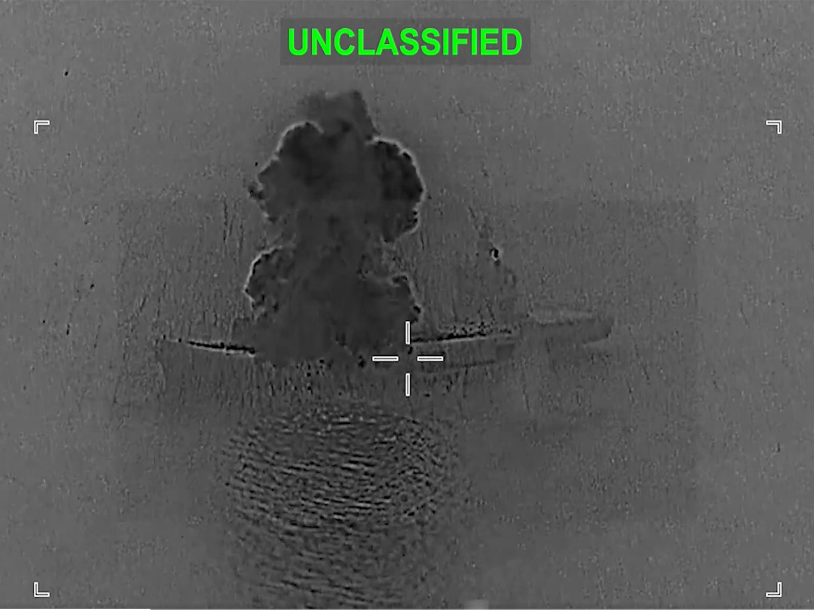 Footage released by US Central Command (CENTCOM) shows an Iranian vessel, described as a “drone carrier”, engulfed in thick smoke after being struck during a maritime engagement amid escalating US-Iran conflict. (Photo: X/@CENTCOM)