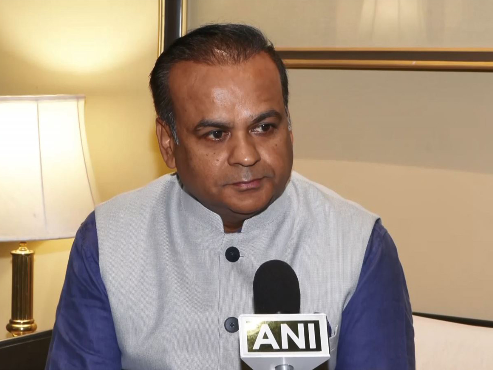 Mauritius Minister of Foreign Affairs, Regional Integration and International Trade, Dhananjay Ramful, speaks on the impact of the escalating Middle East conflict and highlights India's role in maritime security and regional stability in the Indian Ocean region. (Photo/ANI)