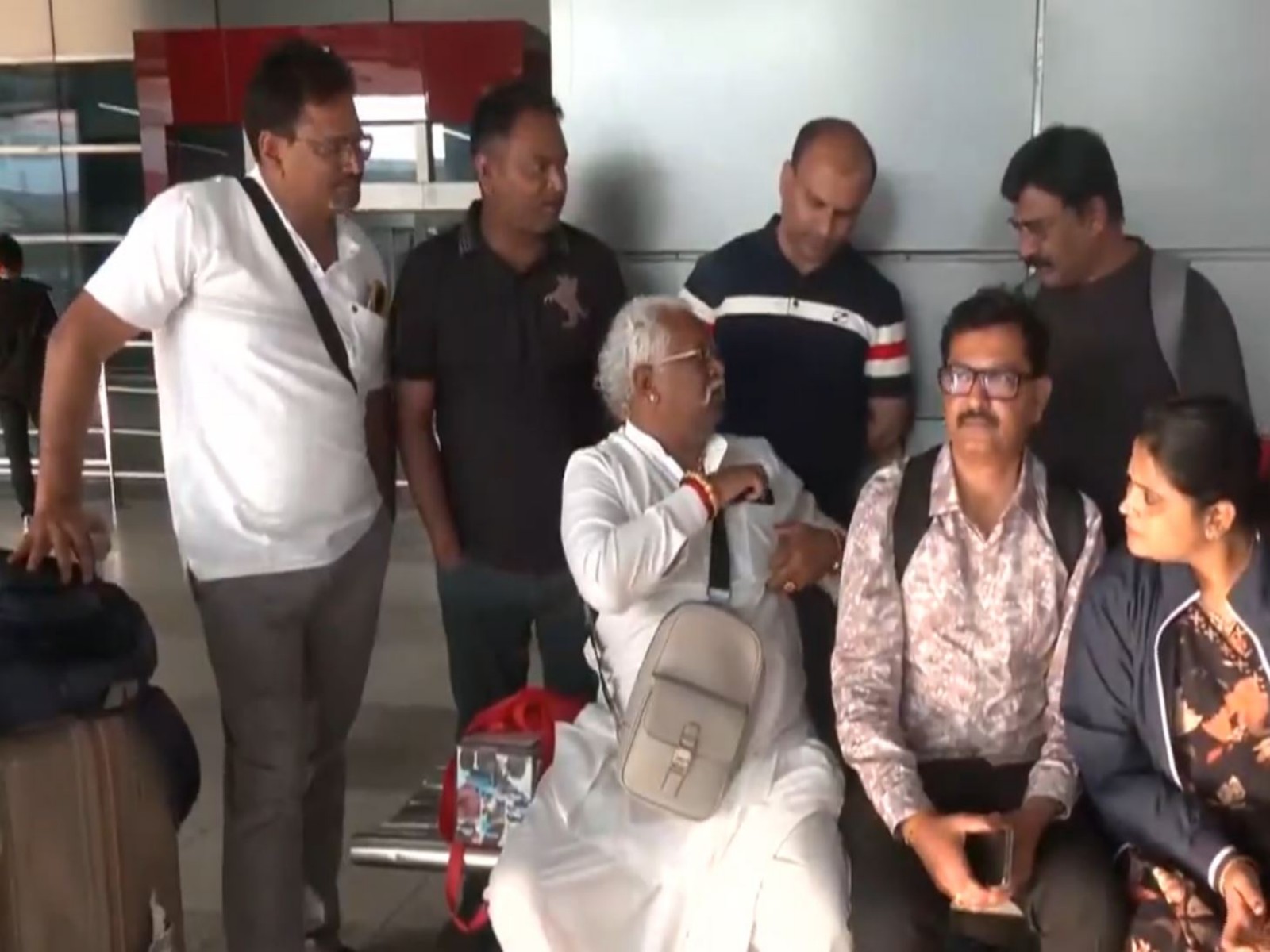 Passengers from Fujairah, UAE arrived at IGI Airport (Photo/ANI)