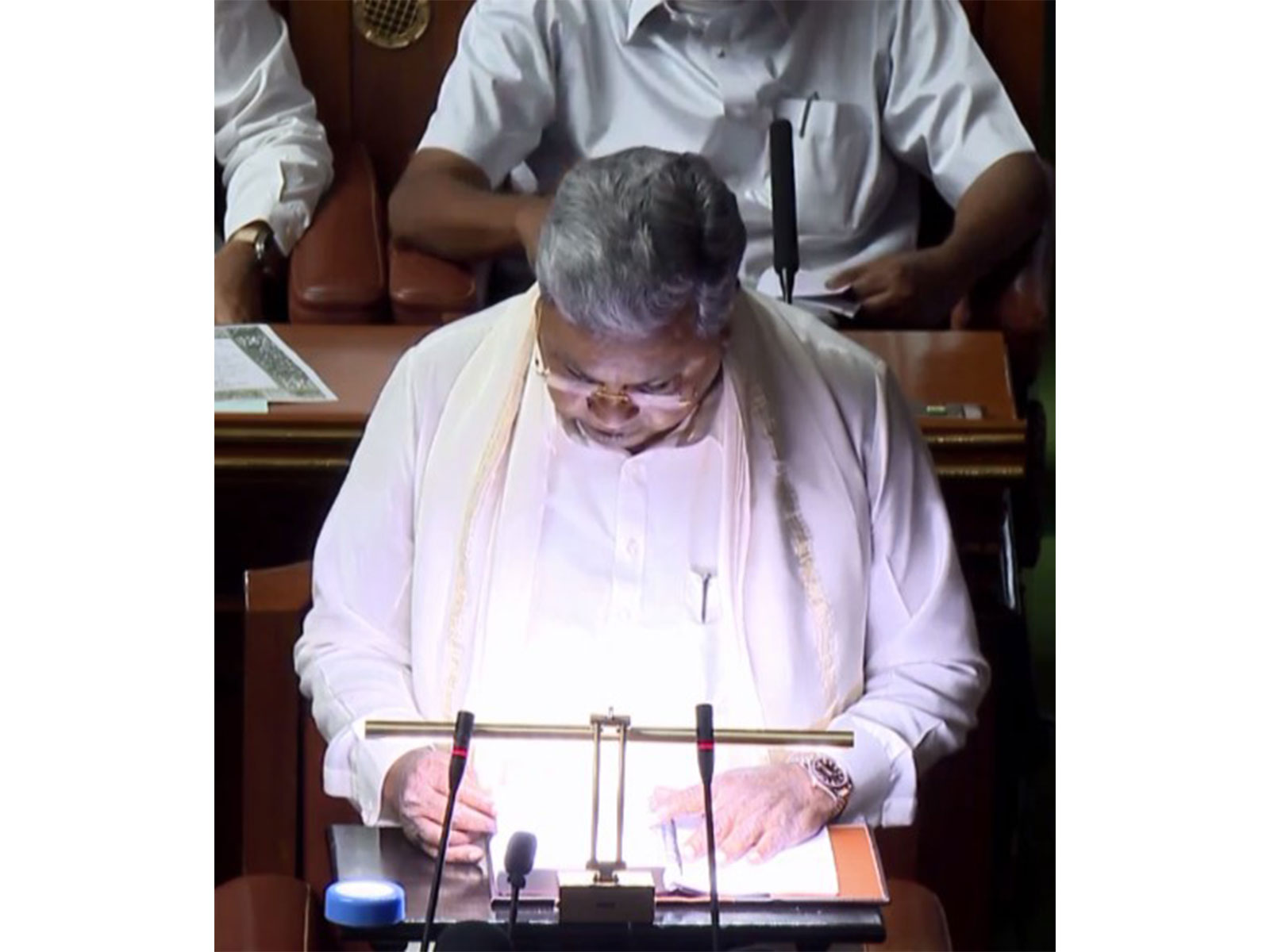 Karnataka CM Siddaramaiah presents state budget (Photo: Karnataka Vidhan Sabha)