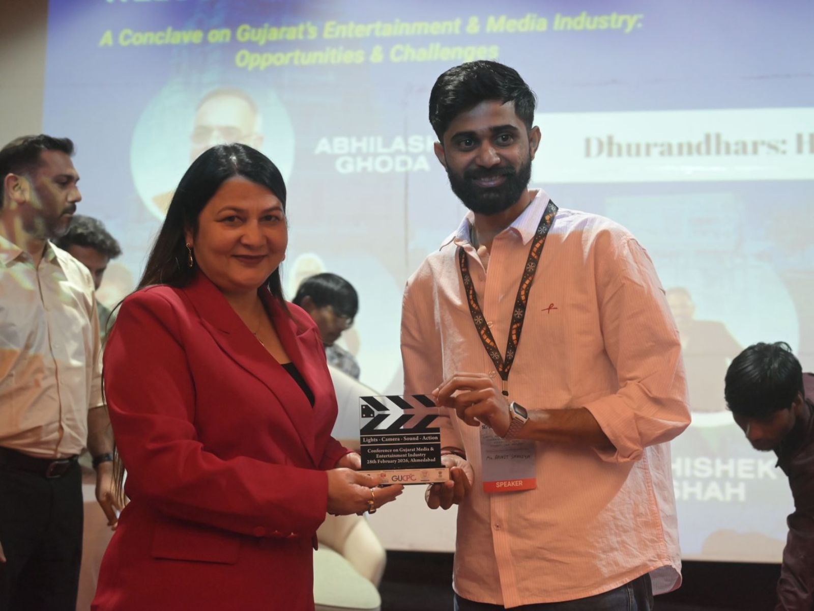 Producer Chanda Patel Honours Gujarati Cinema Legends at WIFPA–SEPC Entertainment and Media Conclave in Ahmedabad