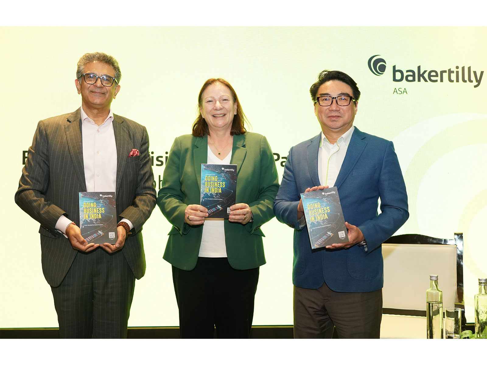 (L-R): Ajay Sethi, MP, Baker Tilly ASA India, Francesca Lagerberg, CEO, Baker Tilly International & Andrew Heng, Group MP, Baker Tilly Malaysia & Chair of Baker Tilly APAC