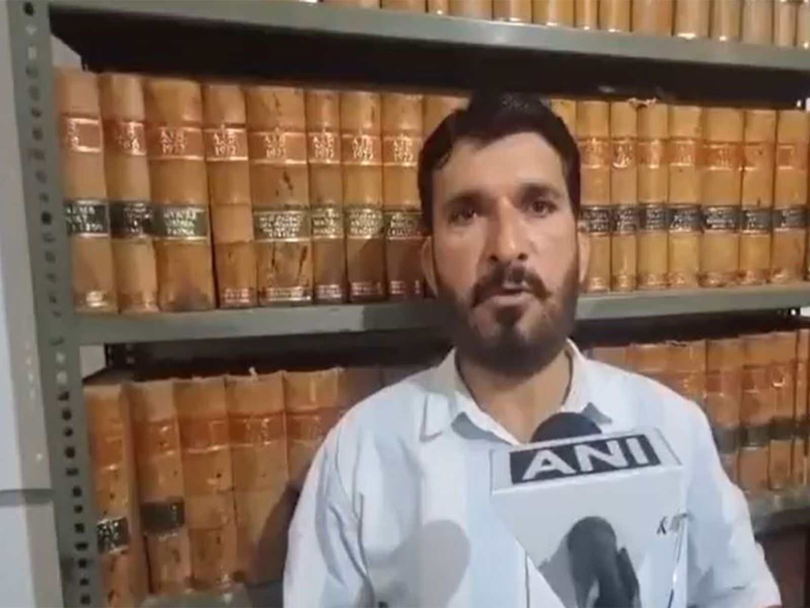 Anshul Chhatrapati, son of late journalist Ramchandra Chhatrapati (Photo/ANI)