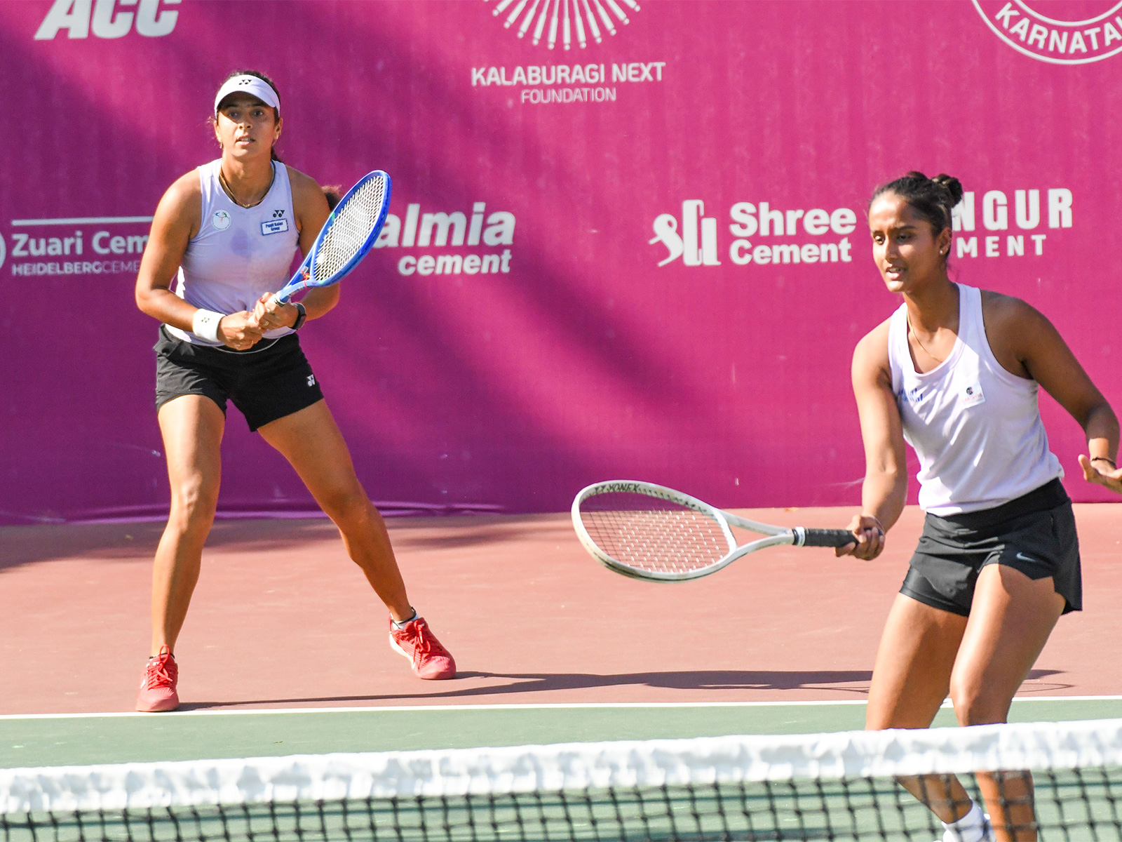 Vaishnavi Adkar and Ankita Raina. (Photo/ITF W35)