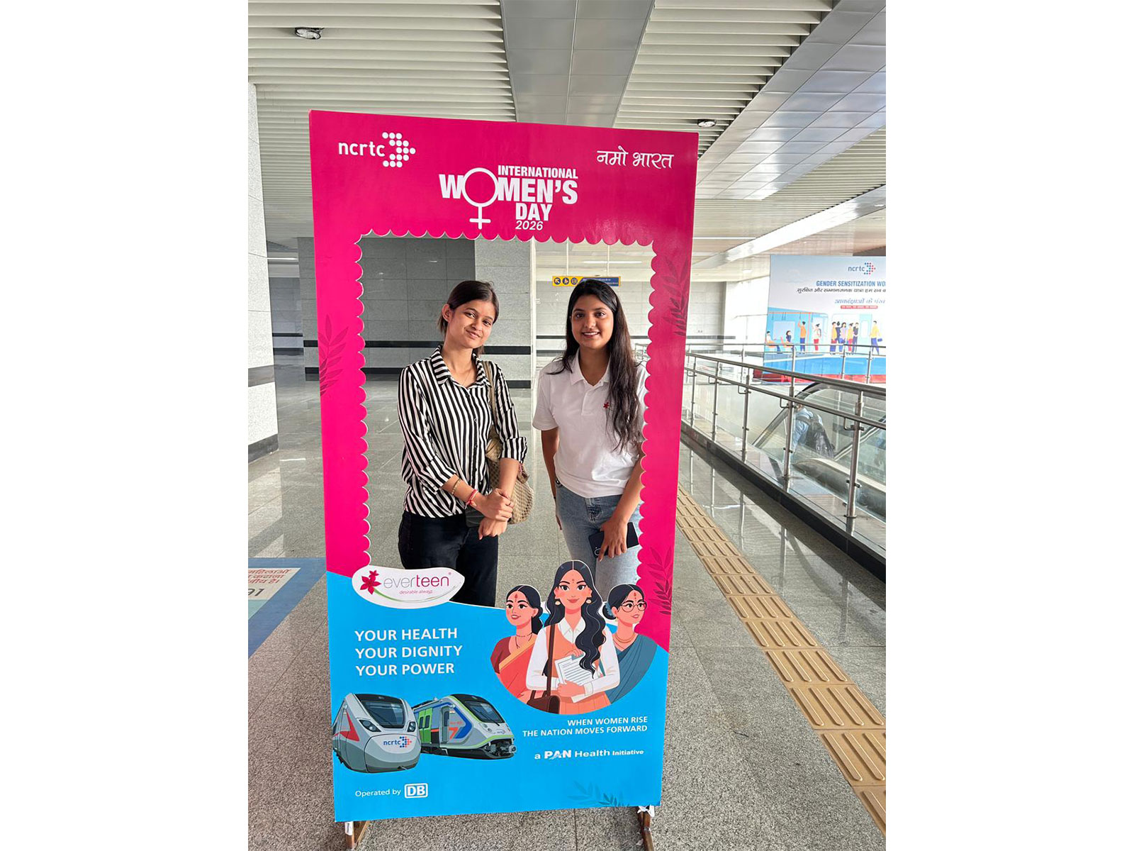 Menstrual Hygiene awareness starts at two Namo Bharat stations (Photo/NCRTC)