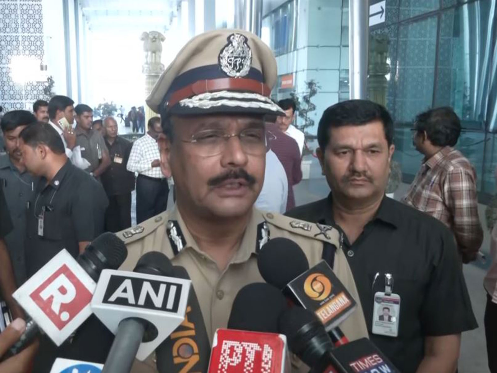 Telangana Director General of Police B Shivadhar Reddy (Photo/ANI)