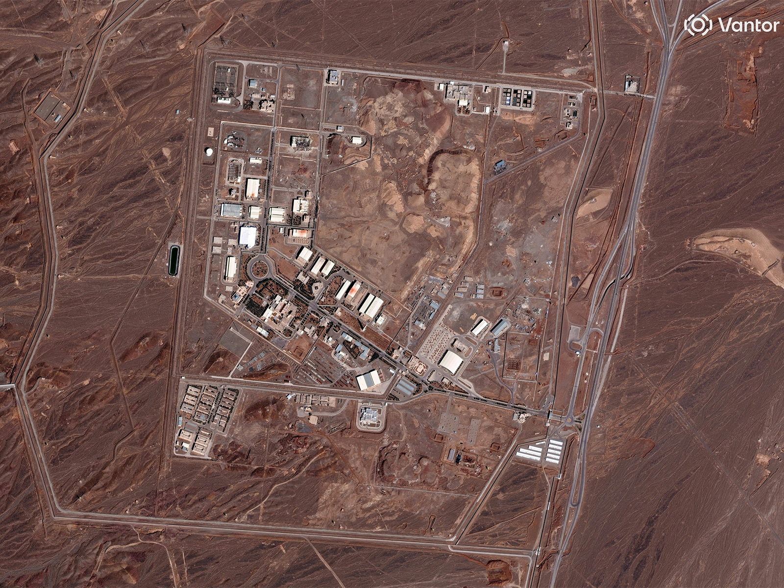 Satellite image shows damage to buildings at the Natanz Nuclear Facility amid the ongoing US-Israeli conflict with Iran, near Natanz, Iran. (Photo/Reuters)