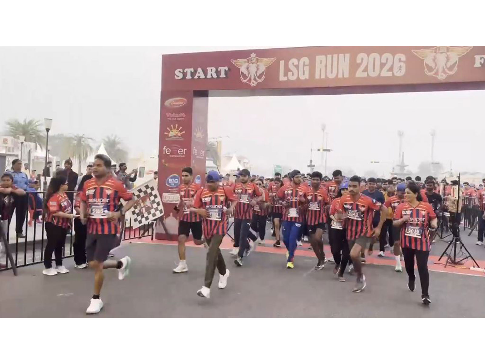 LSG Run 2026 in Lucknow. (Photo/ANI) LSG Run 2026 in Lucknow. (Photo/ANI)