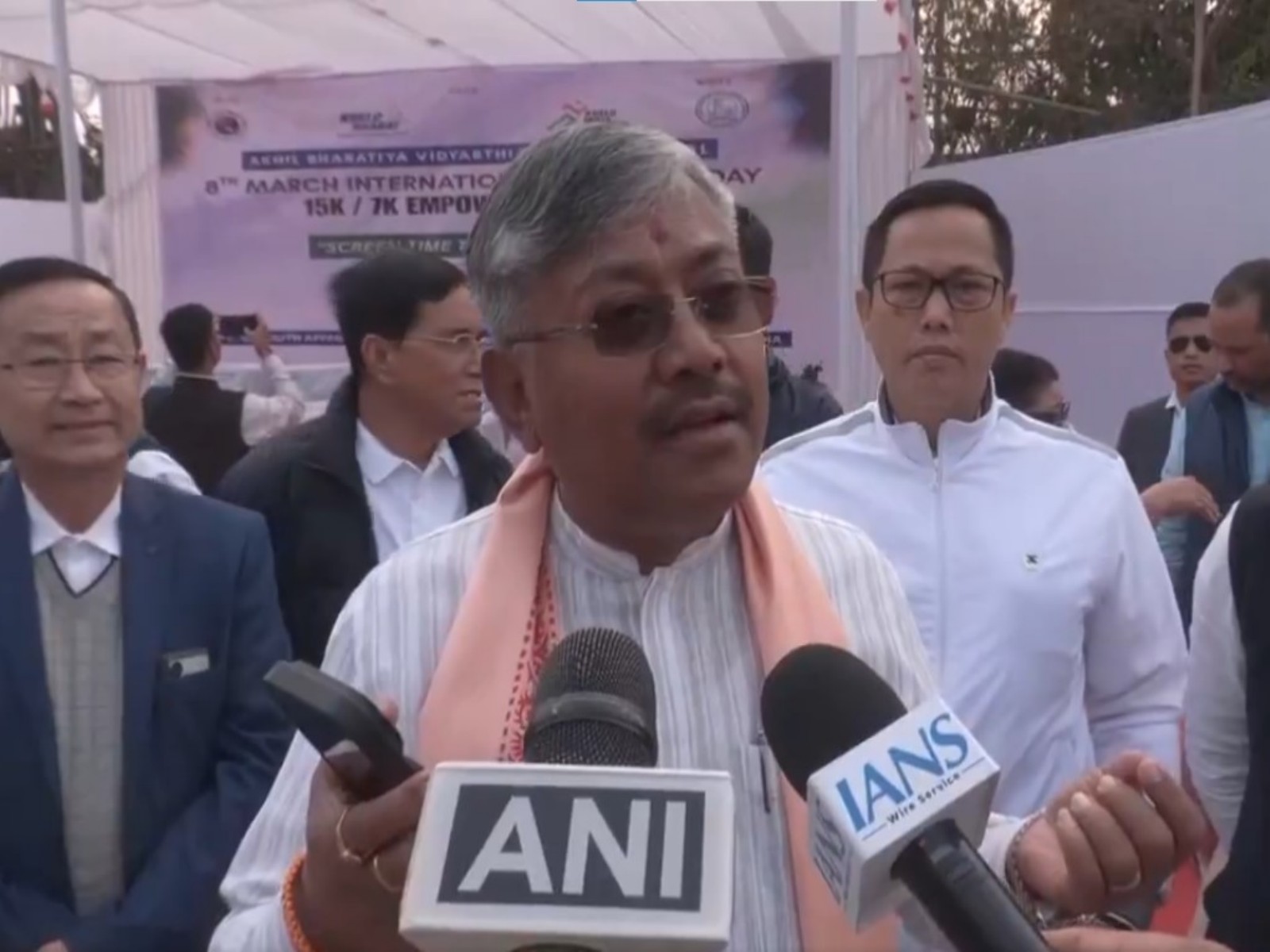 
    Manipur flags women run
    