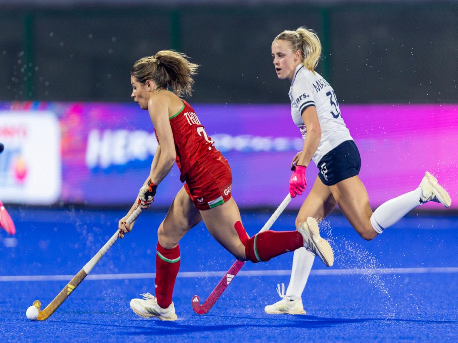 Scotland and Wales players in action (Photo: Hockey India) Scotland and Wales players in action (Photo: Hockey India)