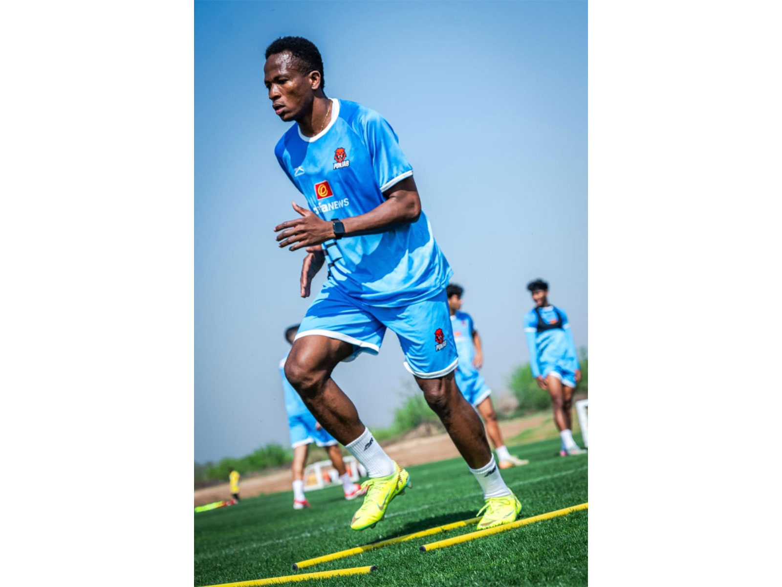 Punjab FC players training. (Photo: Punjab FC)