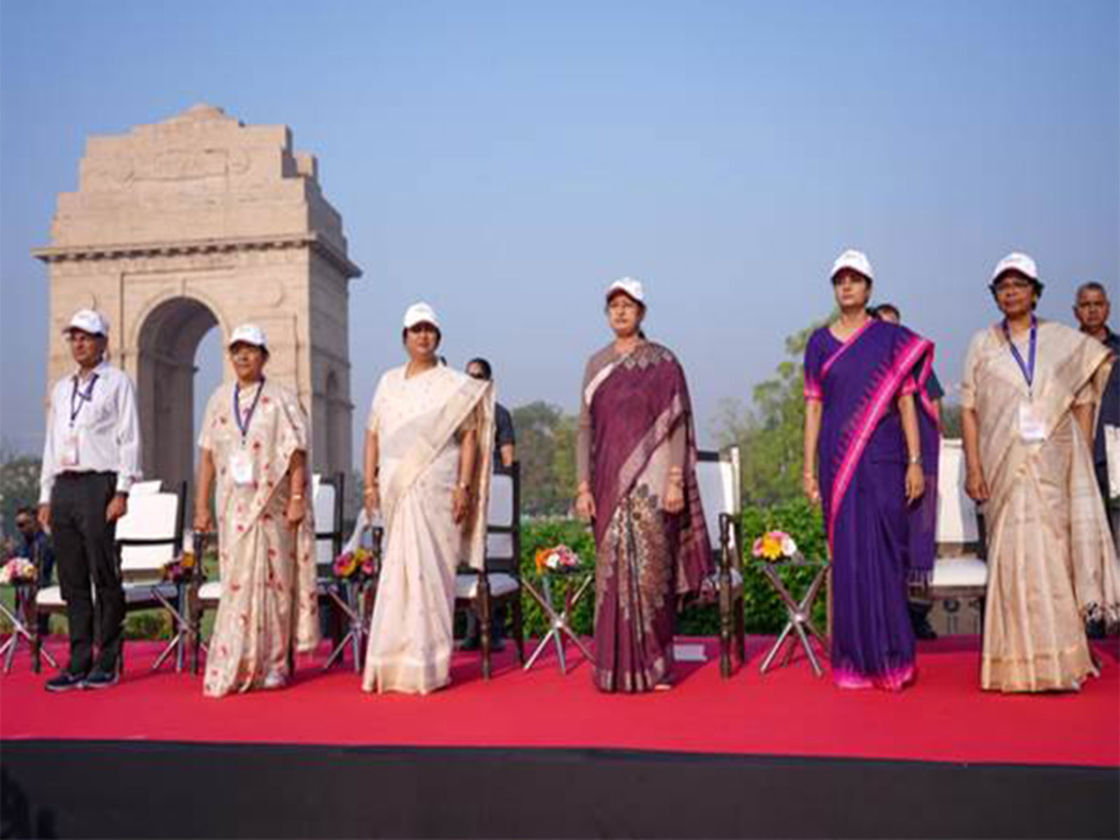 ‘Shakti Walk #SheLeadsBharat’ held at Kartavya Path  (Photo/PIB)