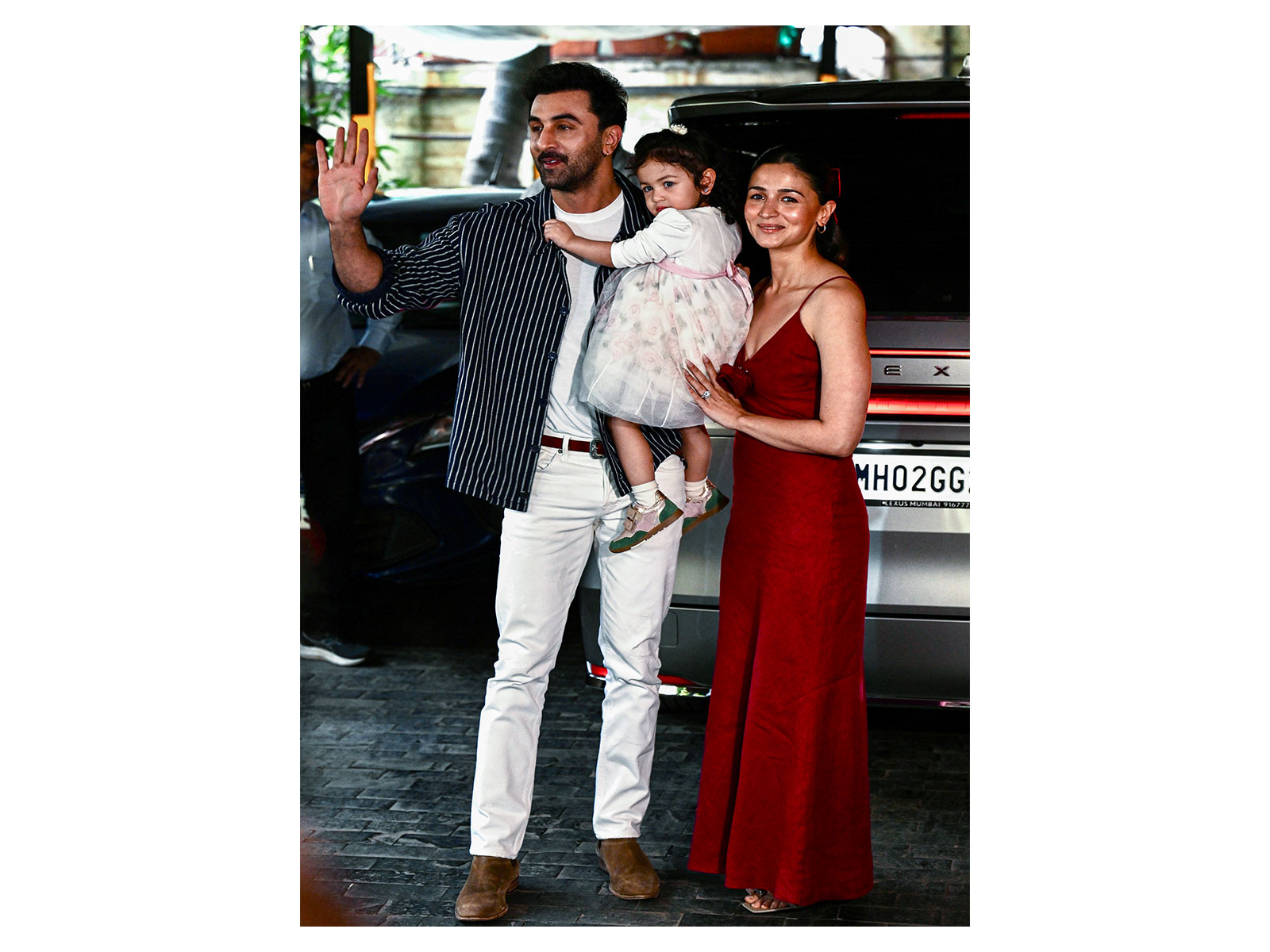 Ranbir Kapoor, Alia Bhatt with daughter Raha (File photo/ANI)