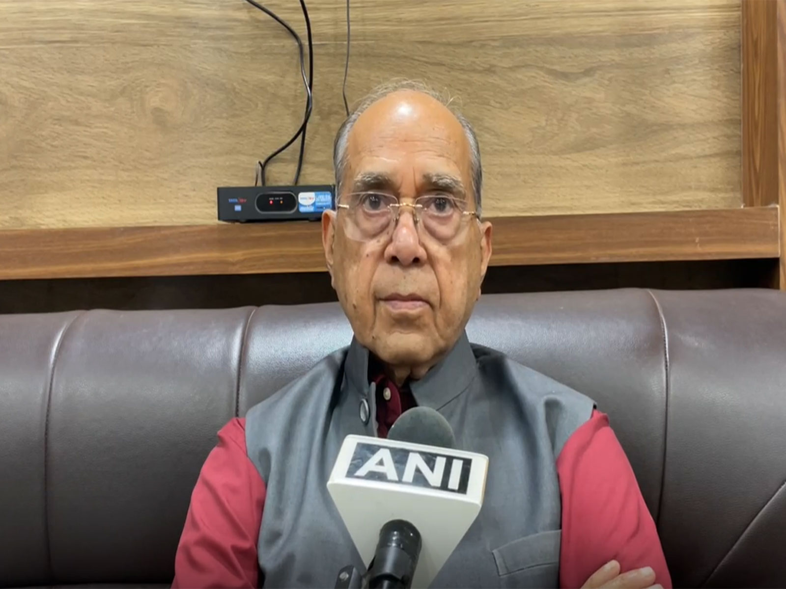 Ram Janmabhoomi Temple Construction Committee Chairman Nripendra Misra (Photo/ANI)