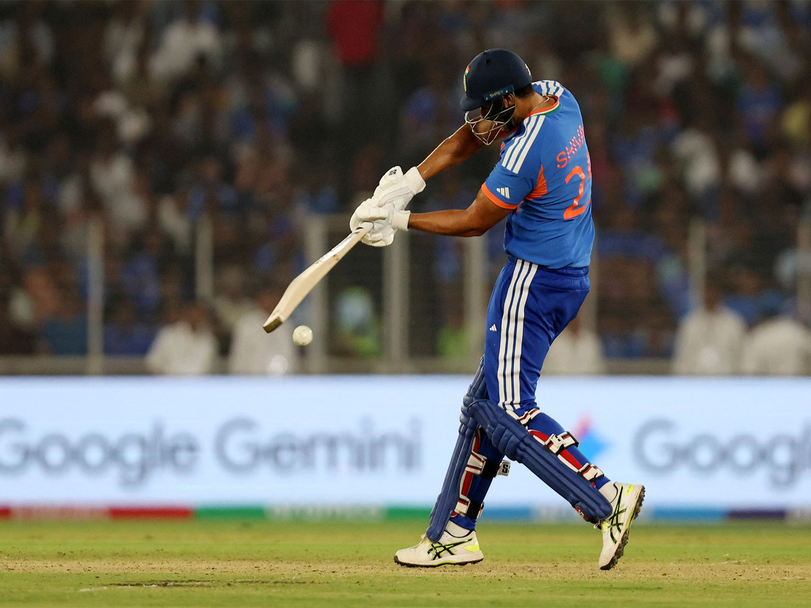 India's Shivam Dube in action. (Photo/Reuters)