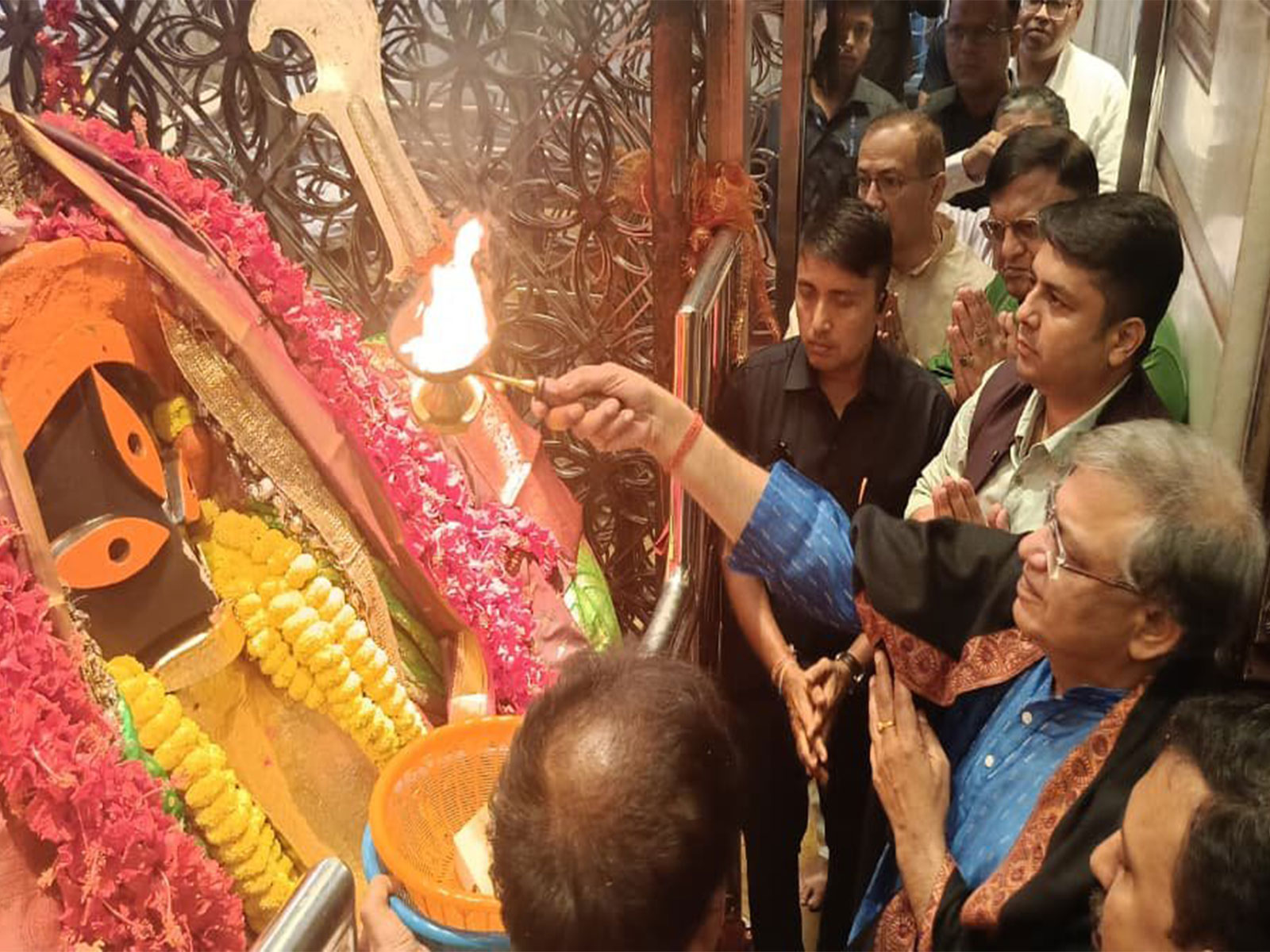 Visual from  Kalighat temple in Kolkata (Photo/West Bengal Election Commission Office)
