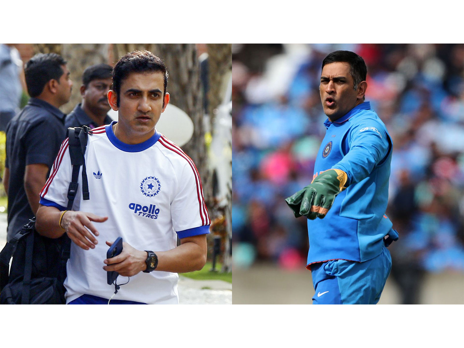 Gautam Gambhir (Left) and MS Dhoni (Right) (Photos: ANI) Gautam Gambhir (Left) and MS Dhoni (Right) (Photos: ANI)