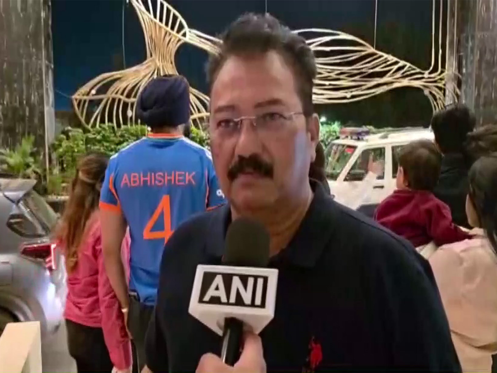 Abhishek Sharma's father, Raj Kumar (Photo: ANI) Abhishek Sharma's father, Raj Kumar (Photo: ANI)