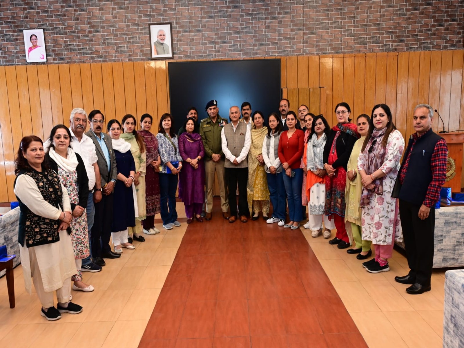 Interactive session between Himachal Pradesh Police and Municipal Corporation Shimla (Photo/ANI)