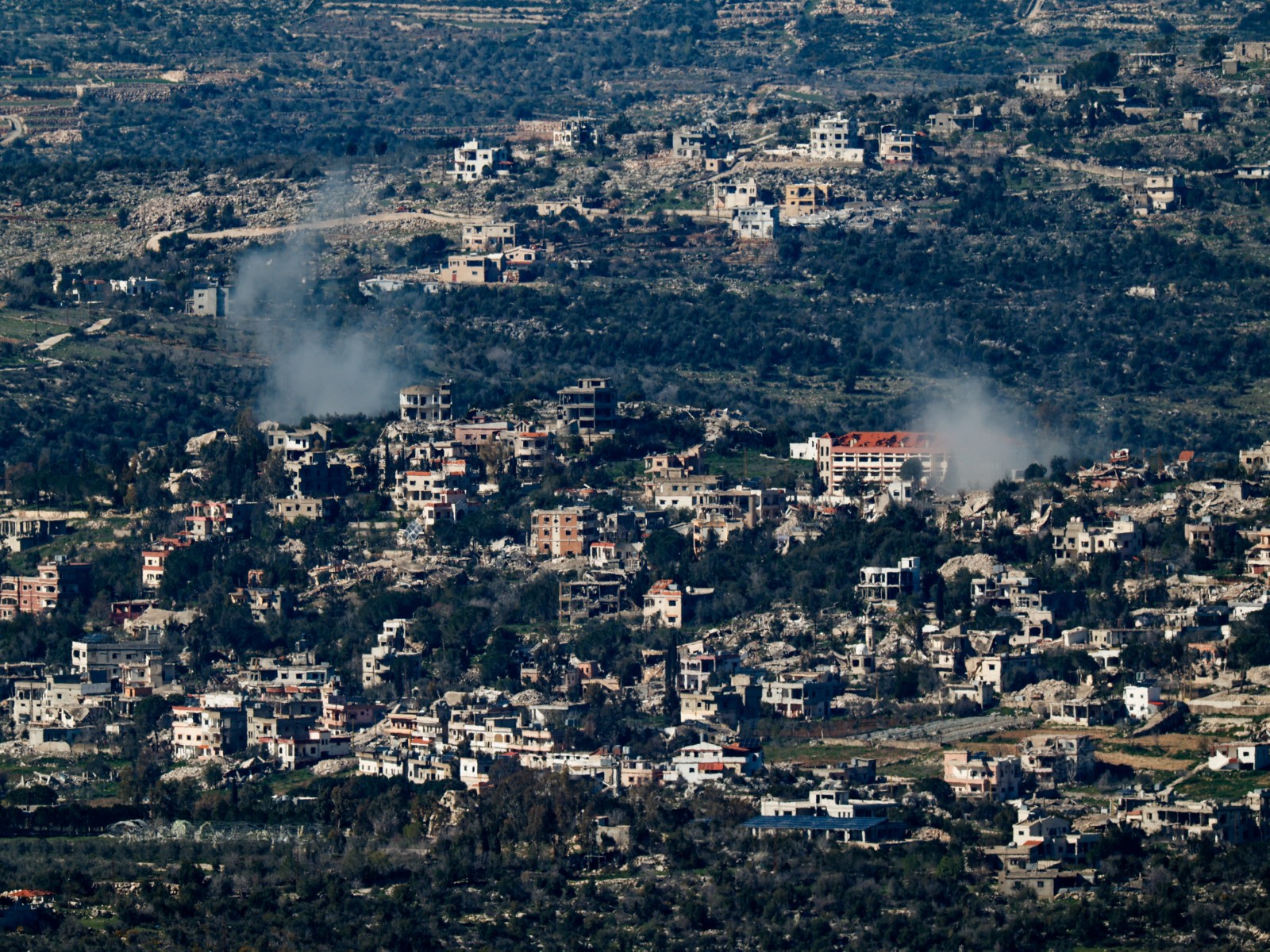 Smoke rises in Lebanon after an Israeli shelling, following an escalation between Hezbollah and Israel amid the U.S.-Israeli conflict with Iran, as seen from the Israeli side of the Israel-Lebanon border, March 8, 2026 (Photo/ Reuters) Smoke rises in Lebanon after an Israeli shelling, following an escalation between Hezbollah and Israel amid the U.S.-Israeli conflict with Iran, as seen from the Israeli side of the Israel-Lebanon border, March 8, 2026 (Photo/ Reuters)