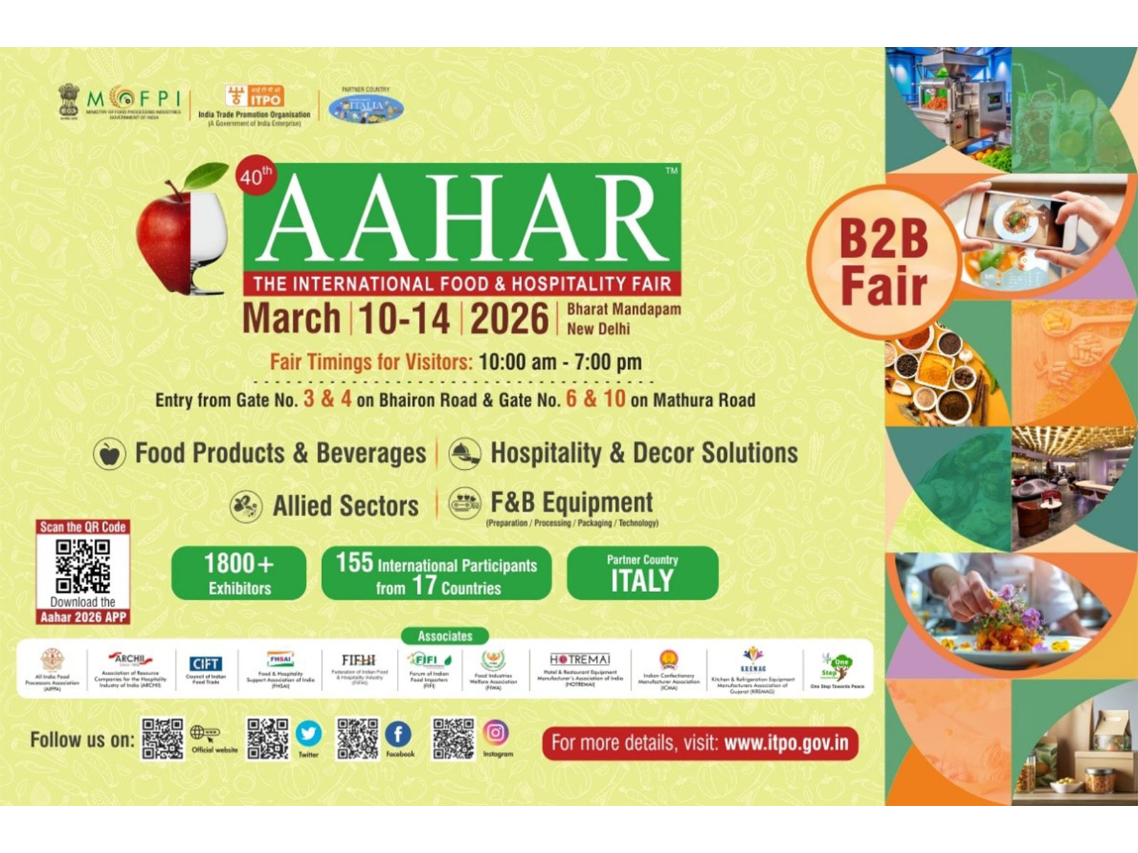 AAHAR 2026 – 40th Edition: Strengthening India’s role in the global food economy through a structured B2B platform