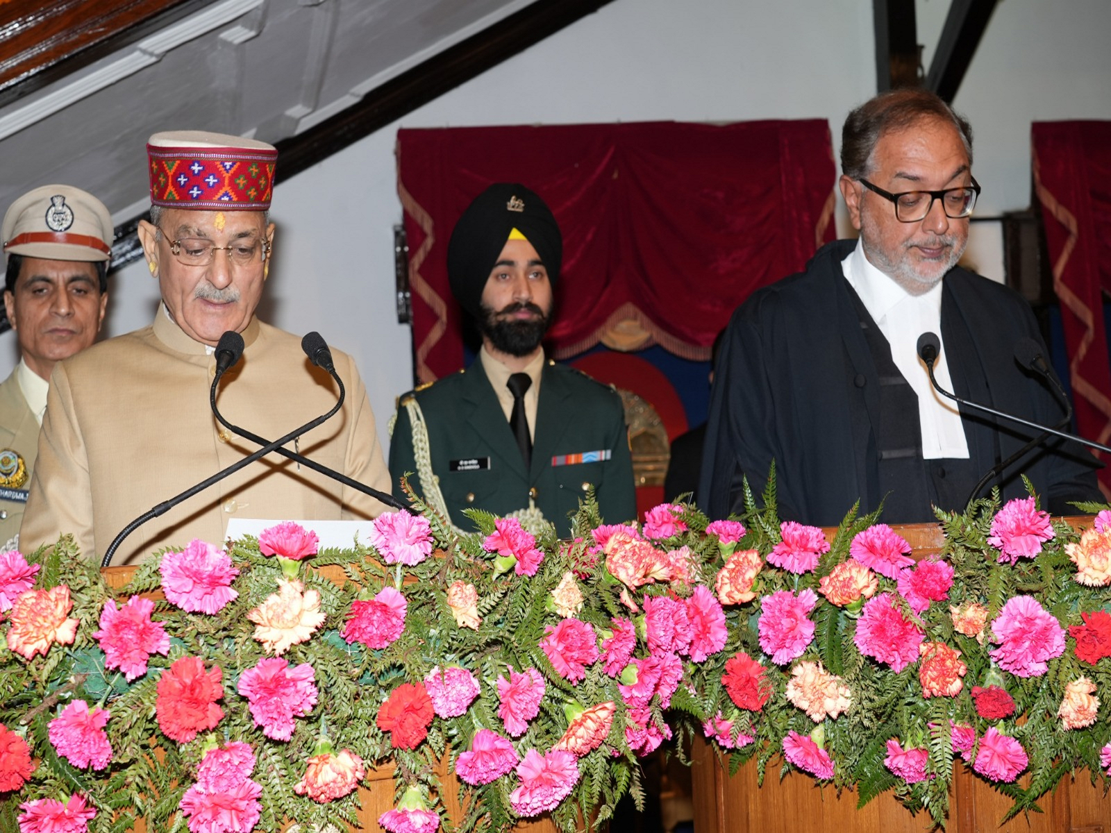 
    Kavinder Gupta sworn in as Himachal Pradesh CM; vows to act as br
    