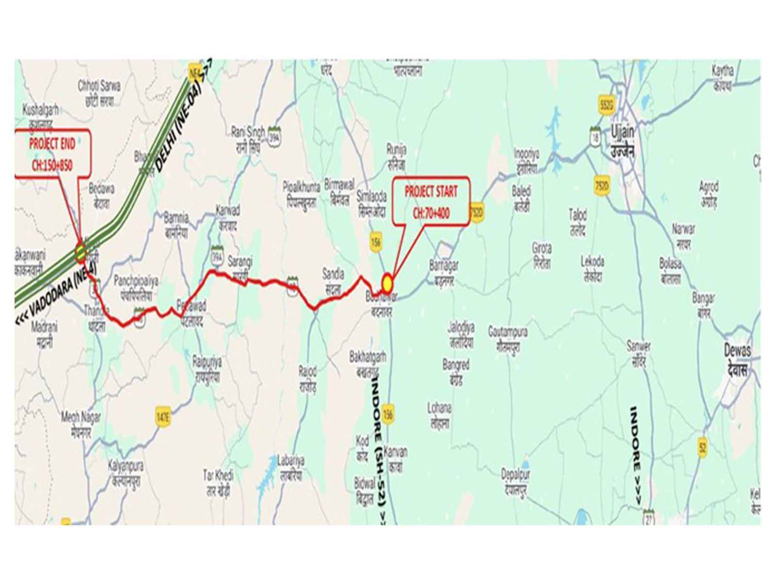 Cabinet approves 4-lane highway project linking Ujjain to Delhi–Mumbai expressway in Madhya Pradesh (Photo/PIB) Cabinet approves 4-lane highway project linking Ujjain to Delhi–Mumbai expressway in Madhya Pradesh (Photo/PIB)