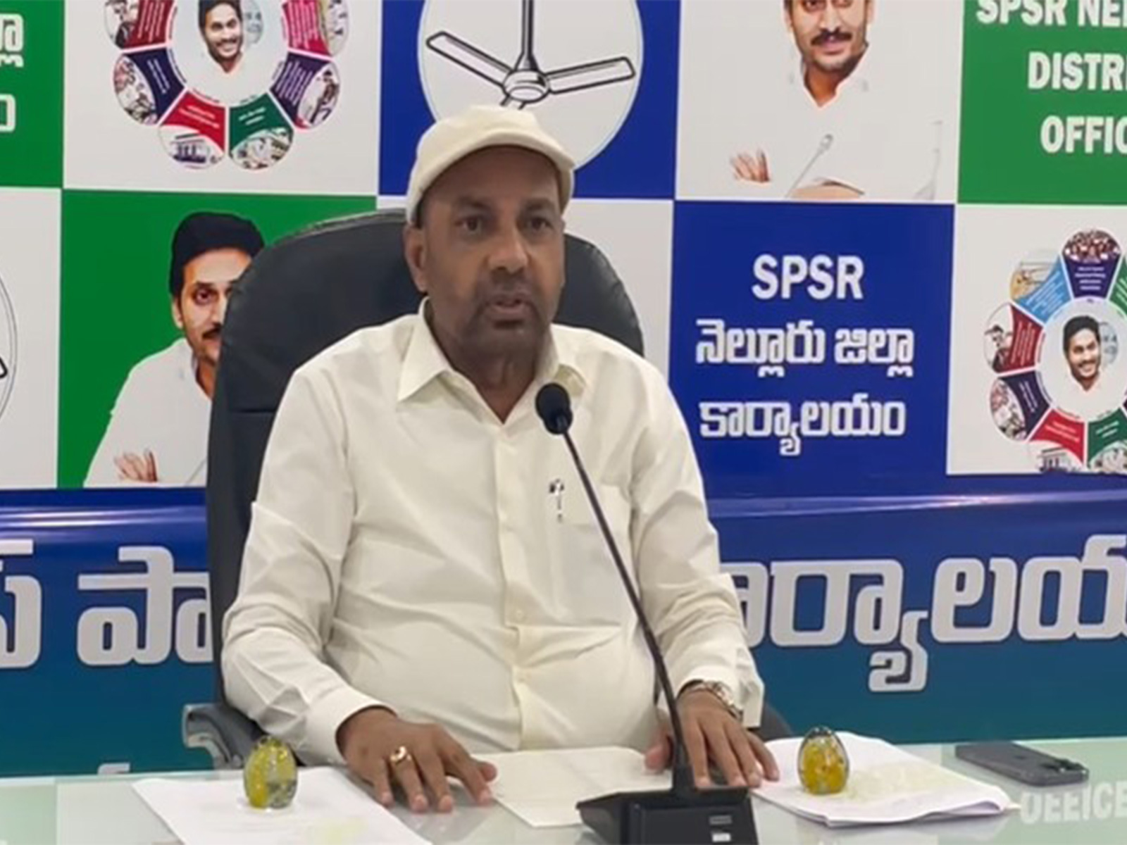 YSRCP leader minister Kakani Govardhan Reddy (Photo/ANI)