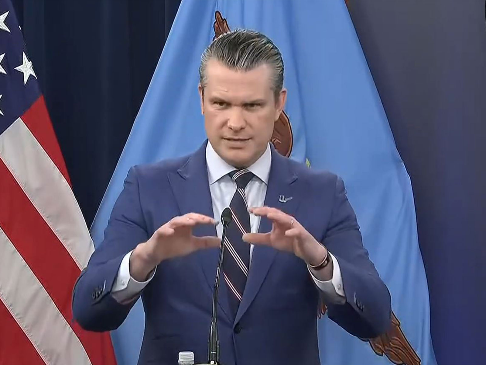 US Secretary of War Pete Hegseth. (Photo/YoutubeDepartment of War)