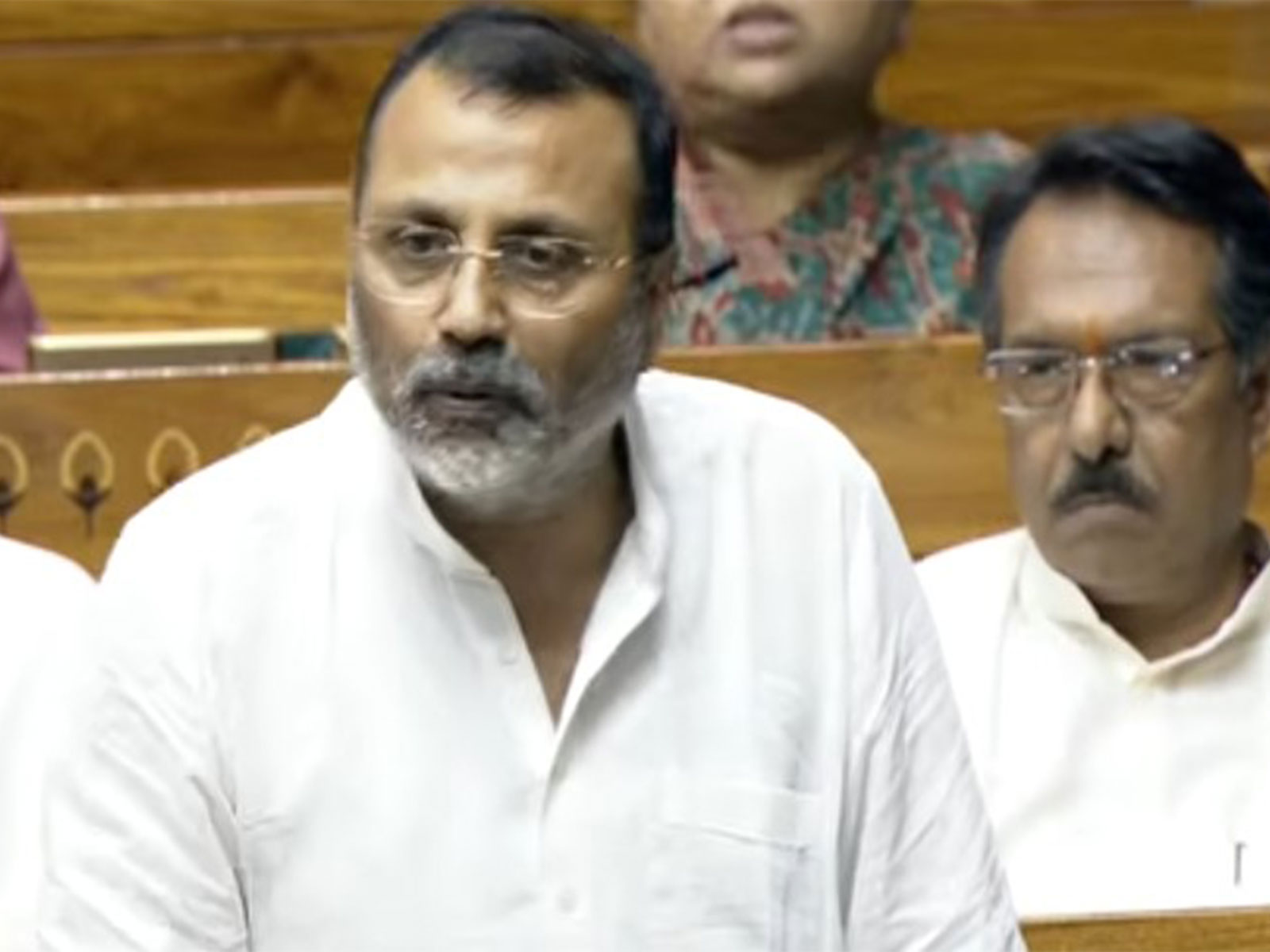 Nishikant Dubey targets Rahul Gandhi during LS debate