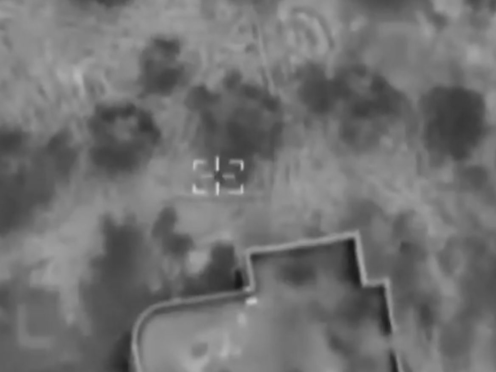 Drone Image of a Hezbollah asset prior to it being bombed by IDF (Photo/IDF)