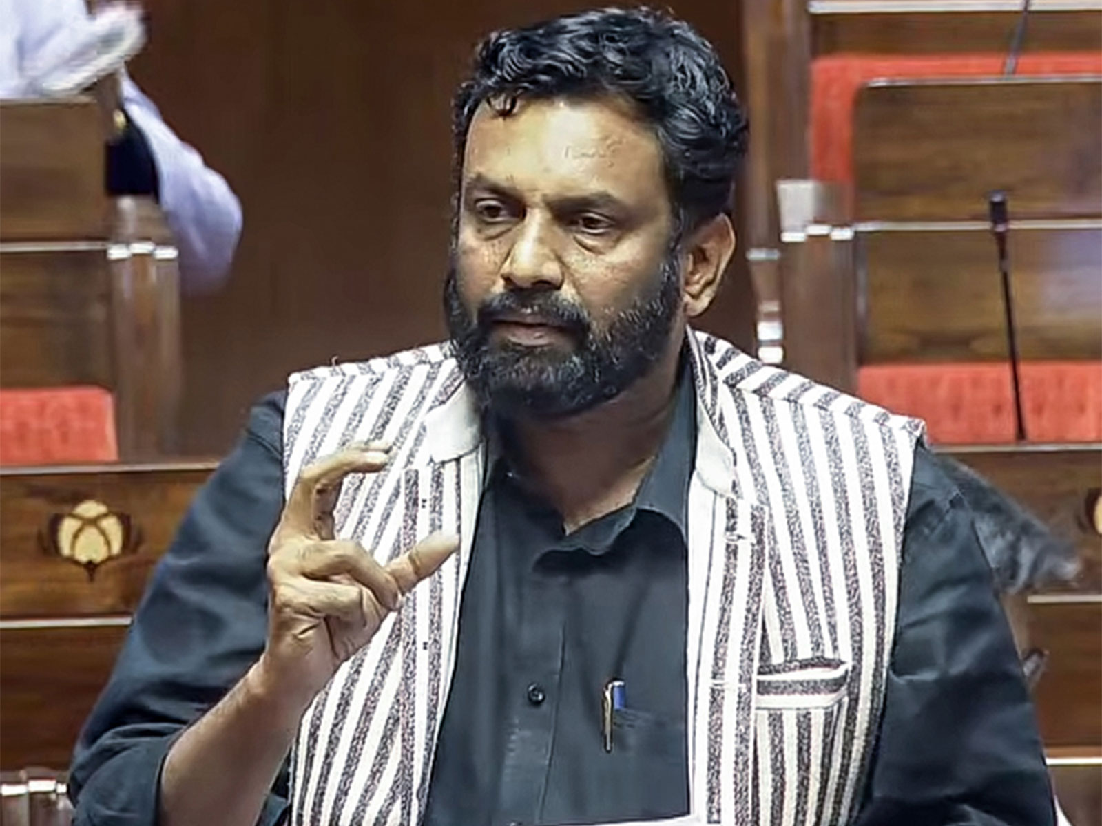 CPI Rajya Sabha MP P Sandosh Kumar (Photo/ANI)