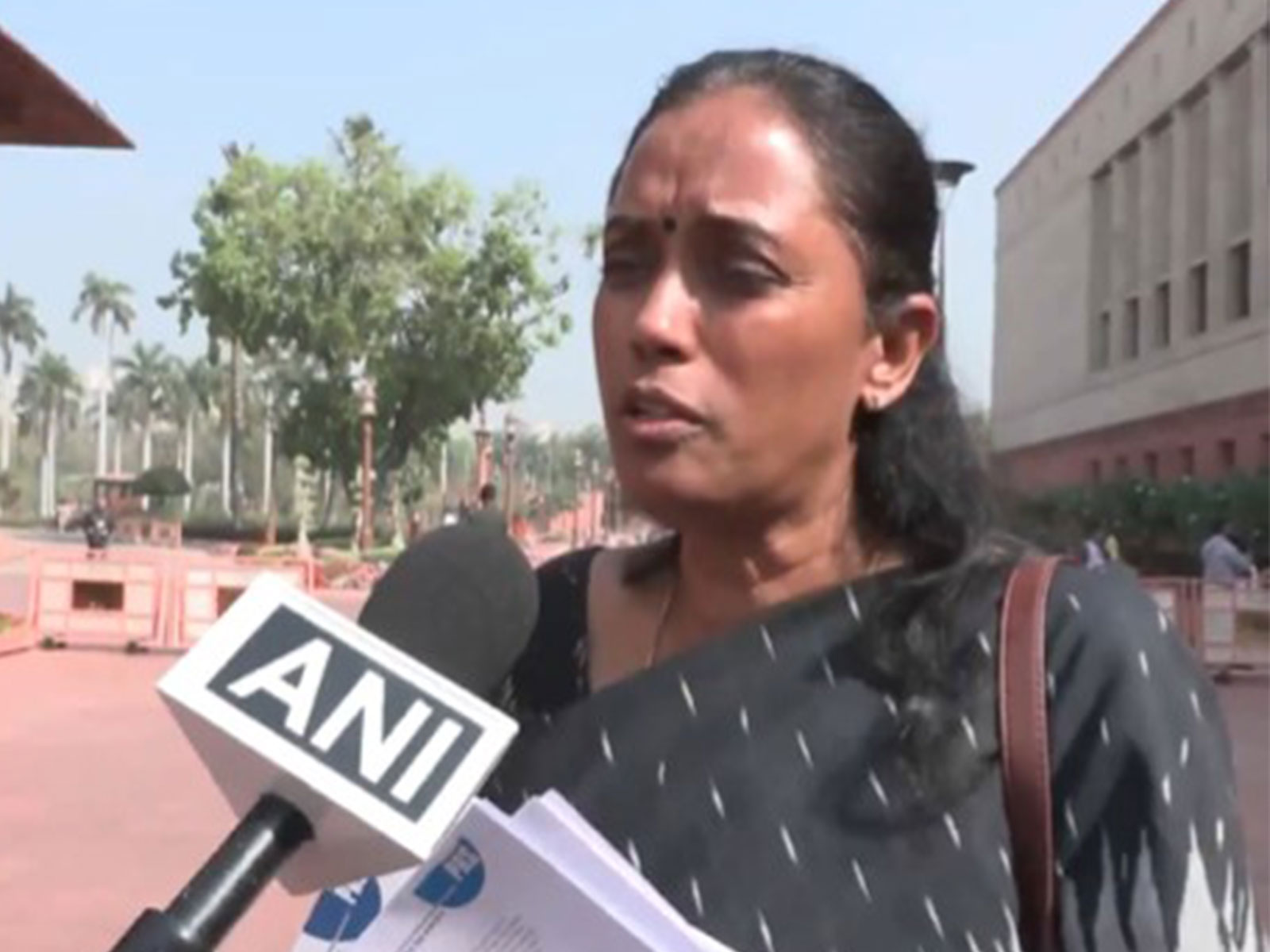 Congress MP Jyothimani (Photo/ANI)