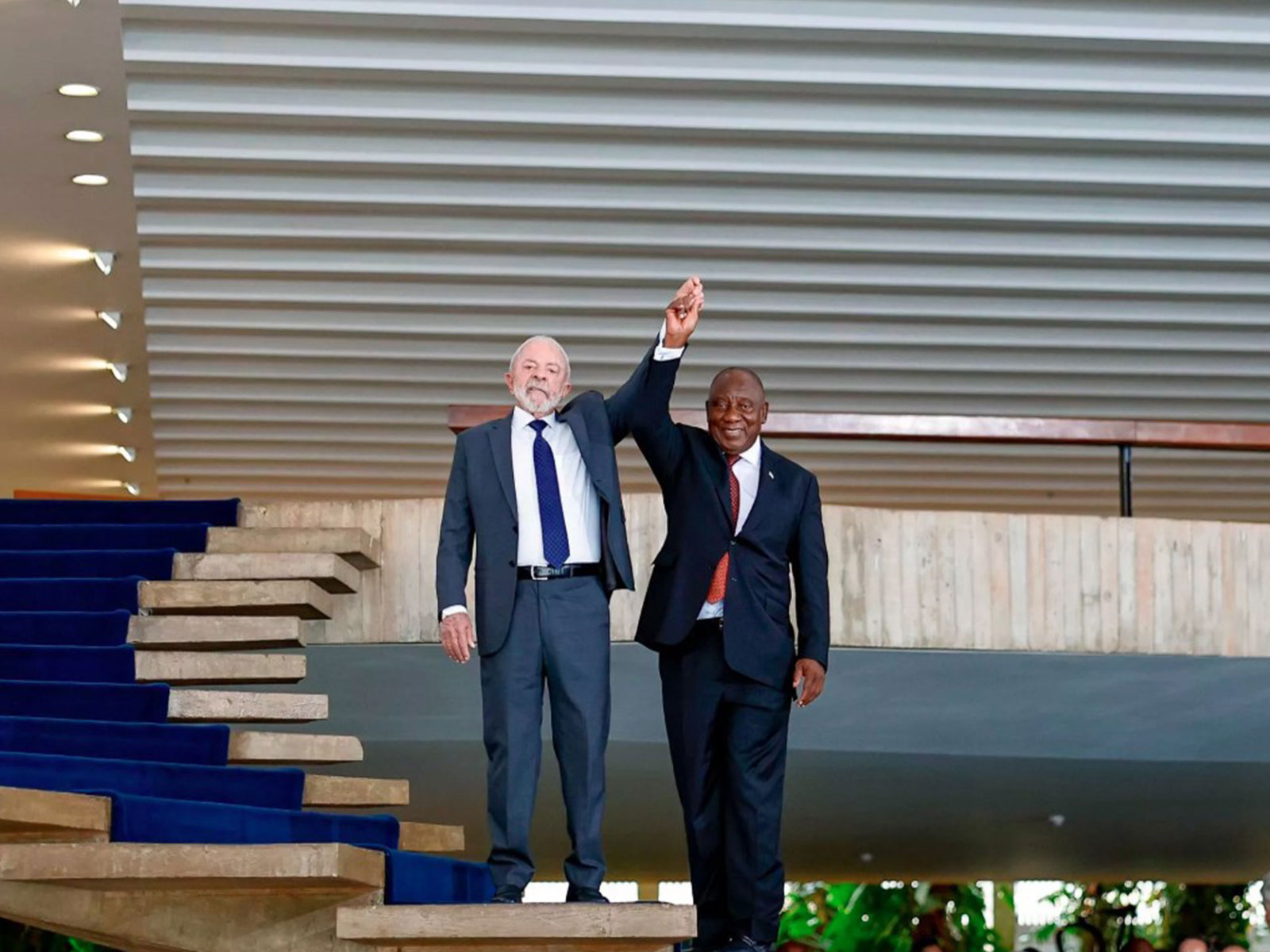 South African President Cyril Ramaphosa with Brazilian President Luiz Inacio Lula da Silva (Photo/Brasil 247)