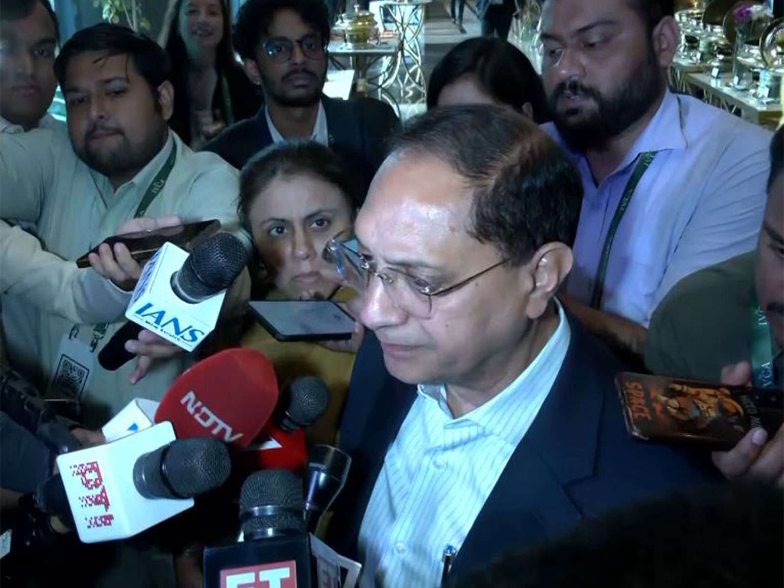 Securities and Exchange Board of India Chairperson Tuhin Kanta Pandey (Image: ANI)