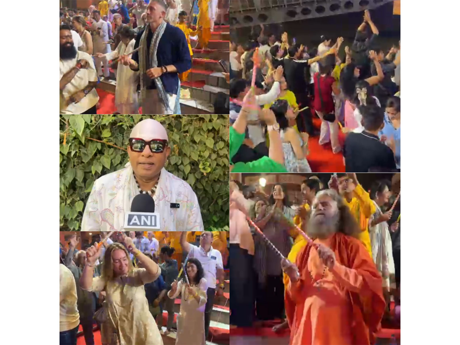 Visuals from Parmarth Niketan Yoga Festival (Photo/ANI)