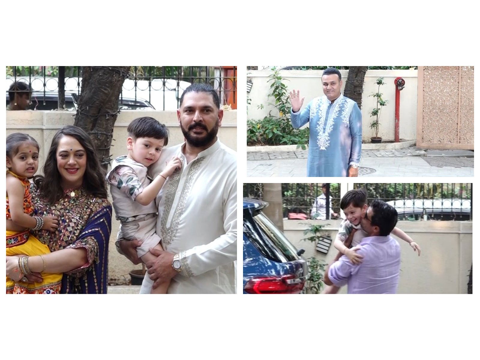 Cricket stars at Kritika and Gaurav's wedding (Image source: ANI)