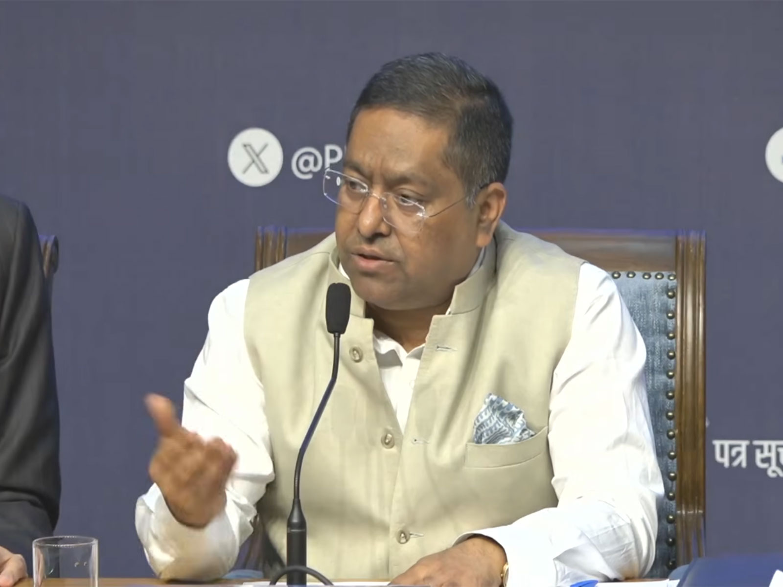 Official Spokesperson of the Ministry of External Affairs, Randhir Jaiswal  (Photo: YouTube@PIB India)