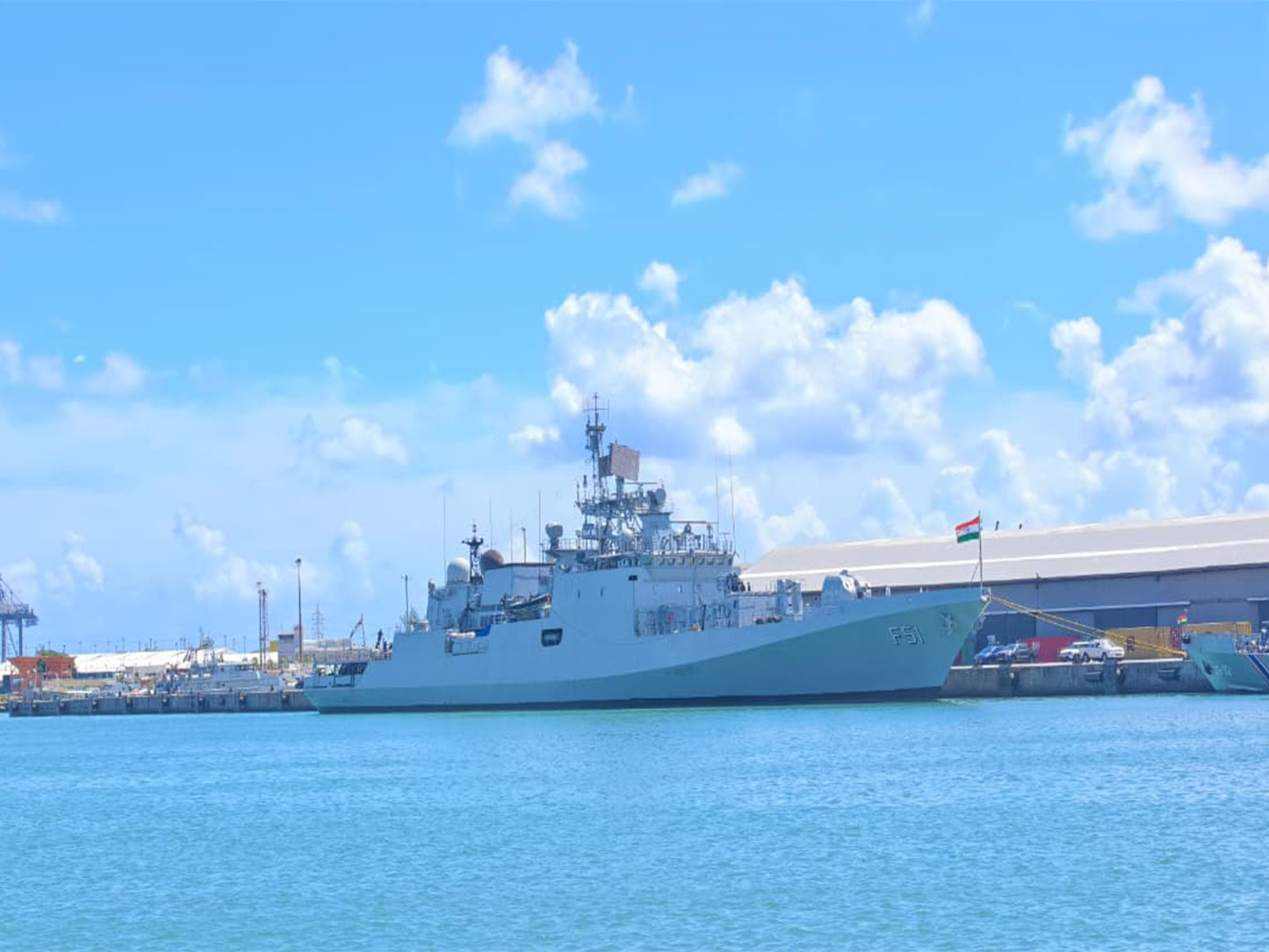 Indian Naval Ship Trikand at Port Louis, Mauritius (Photo/IndianNavy) Indian Naval Ship Trikand at Port Louis, Mauritius (Photo/IndianNavy)