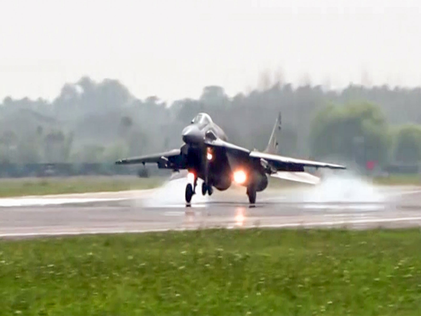 IAF Chief AP Singh flew MiG-29 UPG multi-role aircraft on a solo sortie (Photo/ANI)