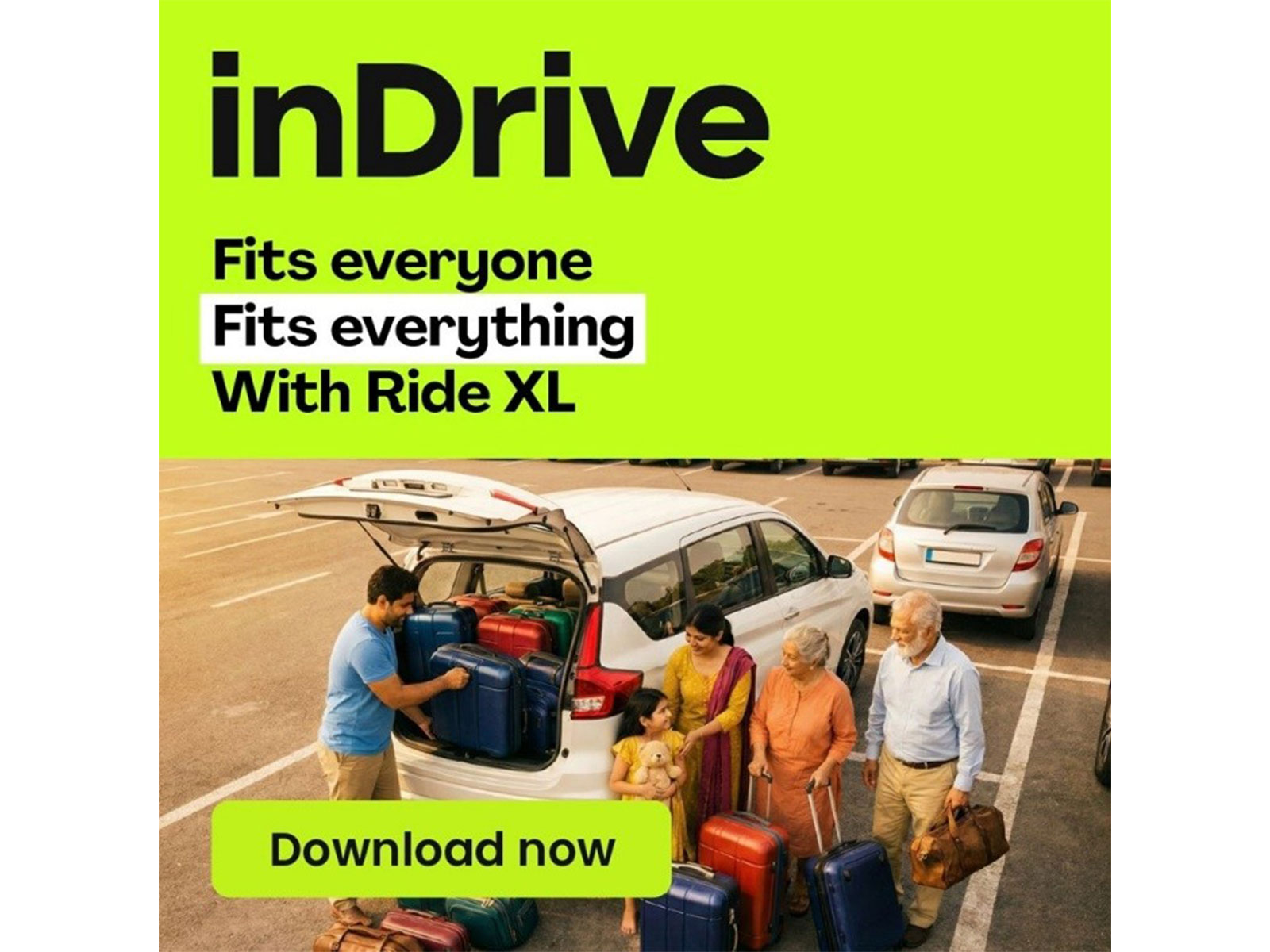 inDrive Launches Ride XL Category in Chandigarh, Offering Spacious 6-Seater Rides with Freedom to Choose the Fare