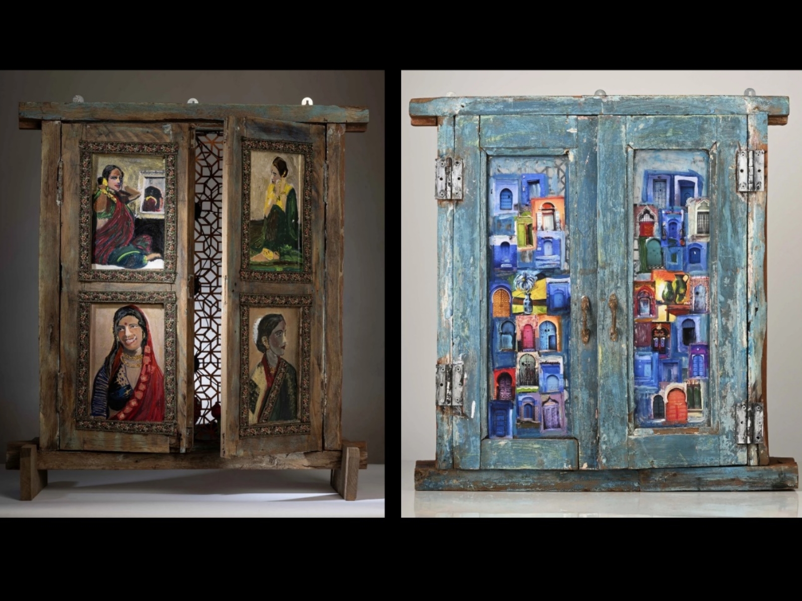 Nandita Desai Unveils a Unique Painting Exhibition on Vintage and Handcrafted Windows