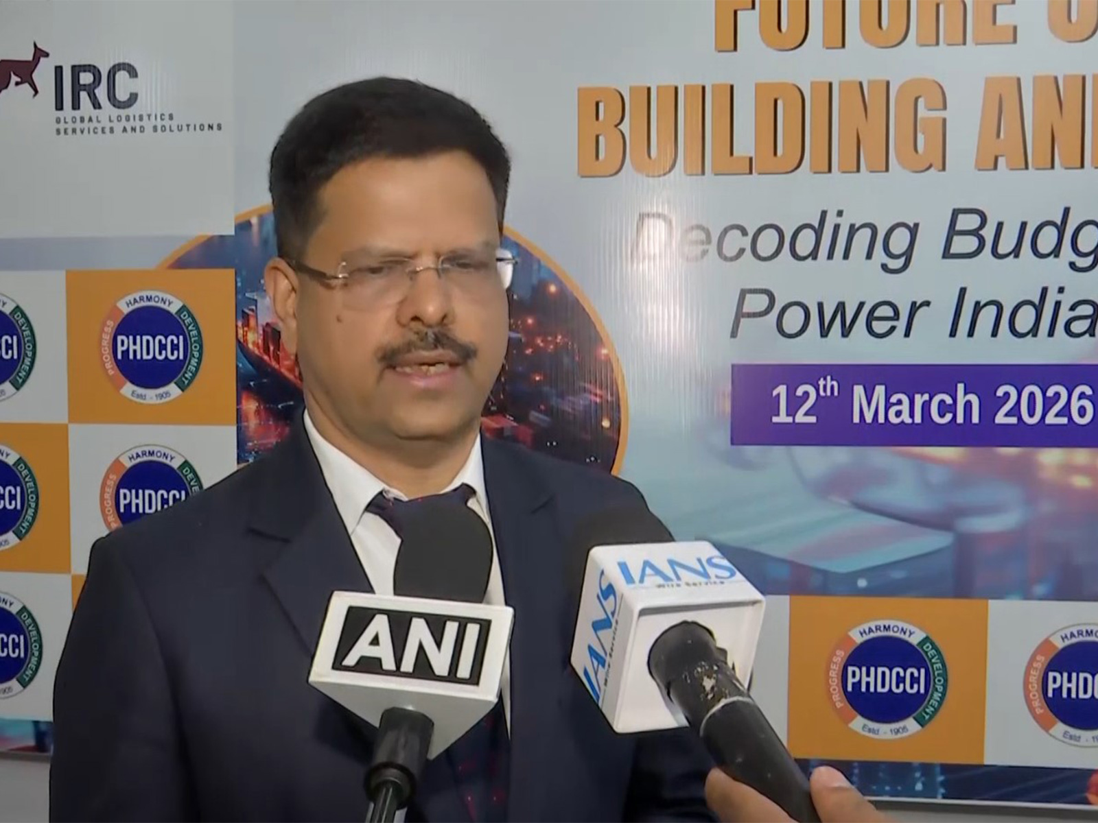 Sushant Kumar Purohit, Chairperson of VO Chidambaranar Port Authority (Photo/ANI)